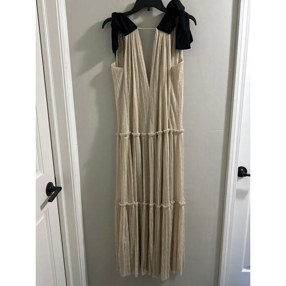 Sabina Musayev Ray Dress NO BELT Gold size Small - Picture 15 of 16